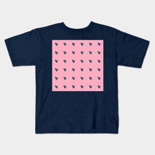 Hearts pattern Kids T-Shirt